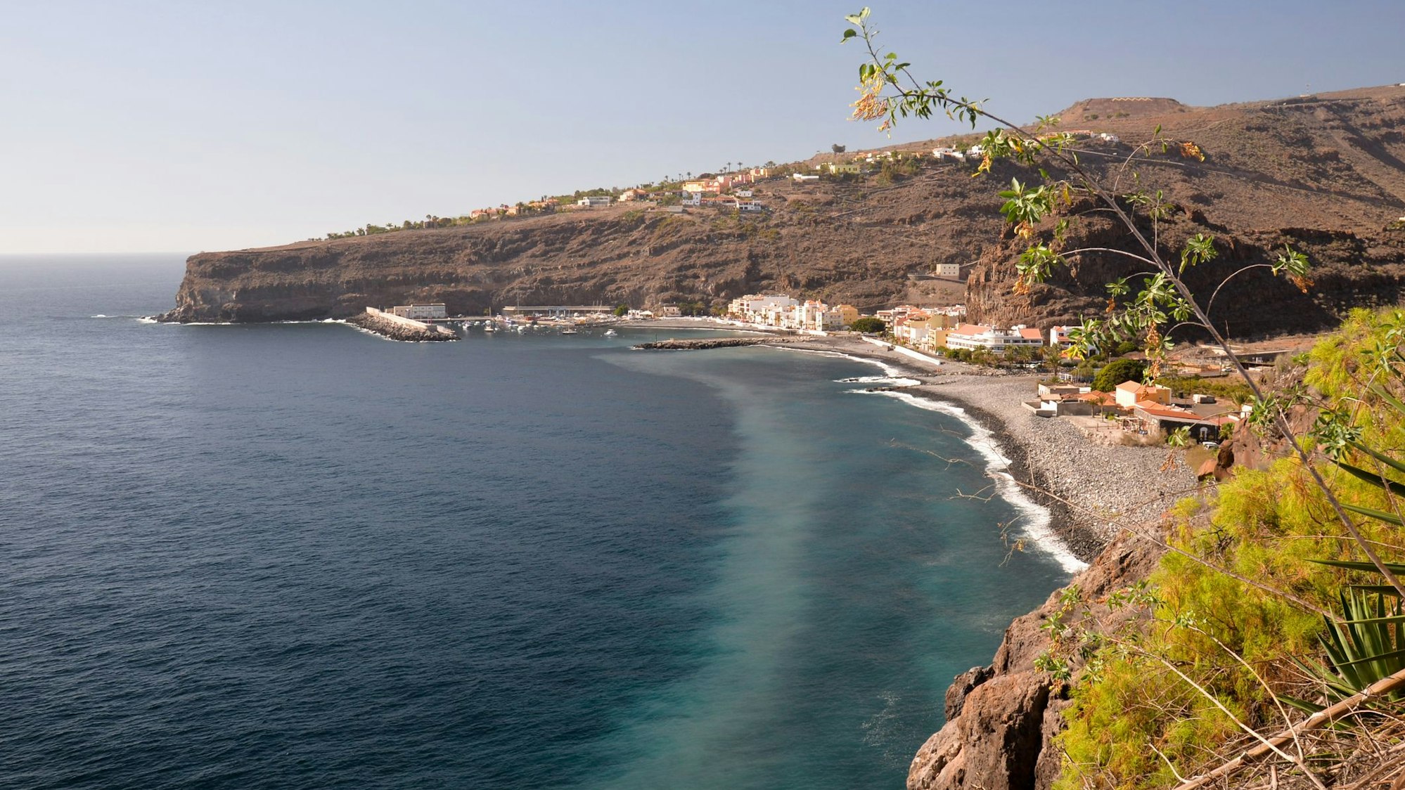 Auf dem Foto sieht man die Playa de Santiago