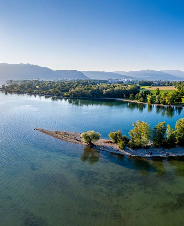 Bodensee von der Bregenzer Seite aus.