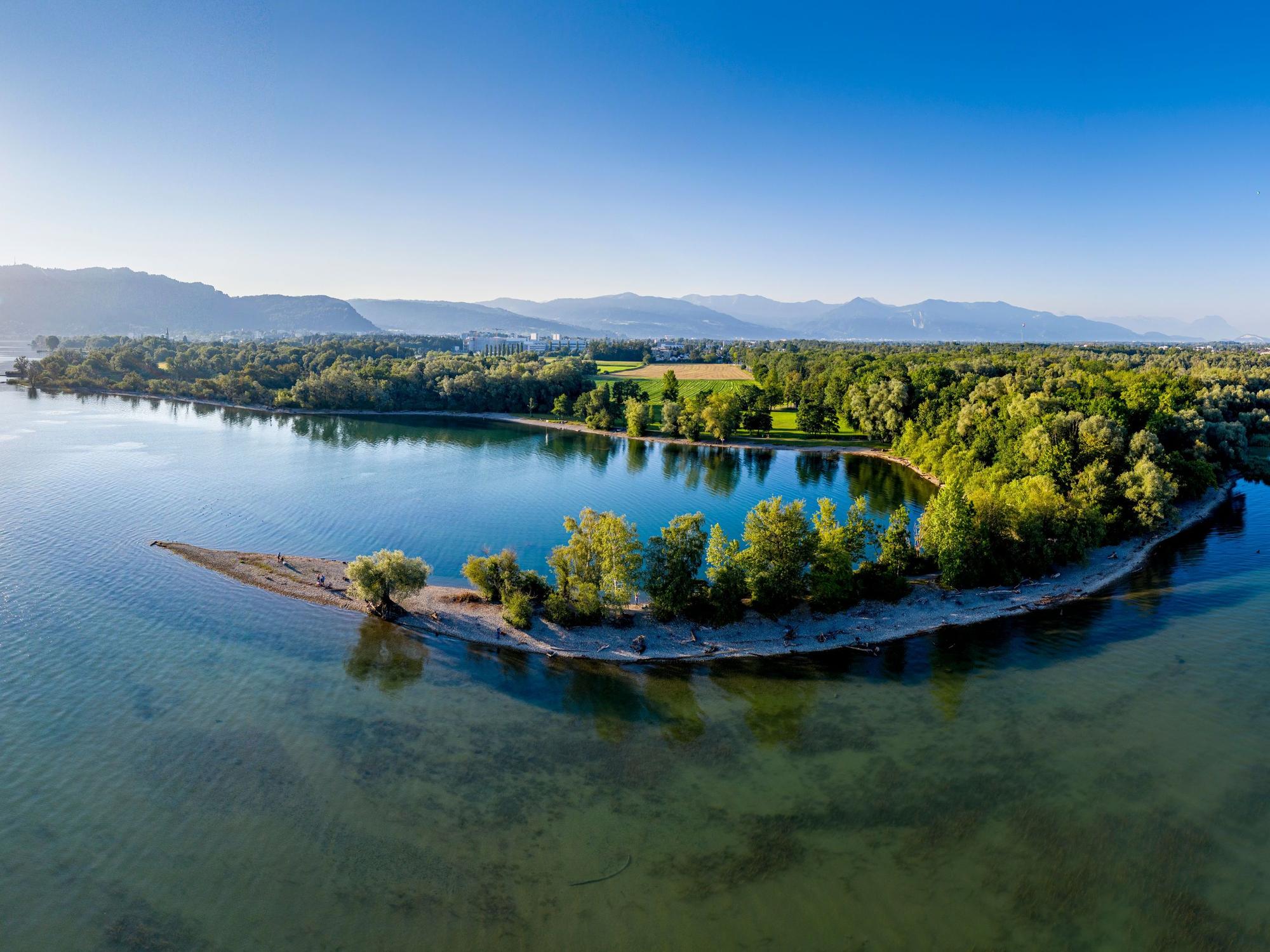 Bodensee von der Bregenzer Seite aus.