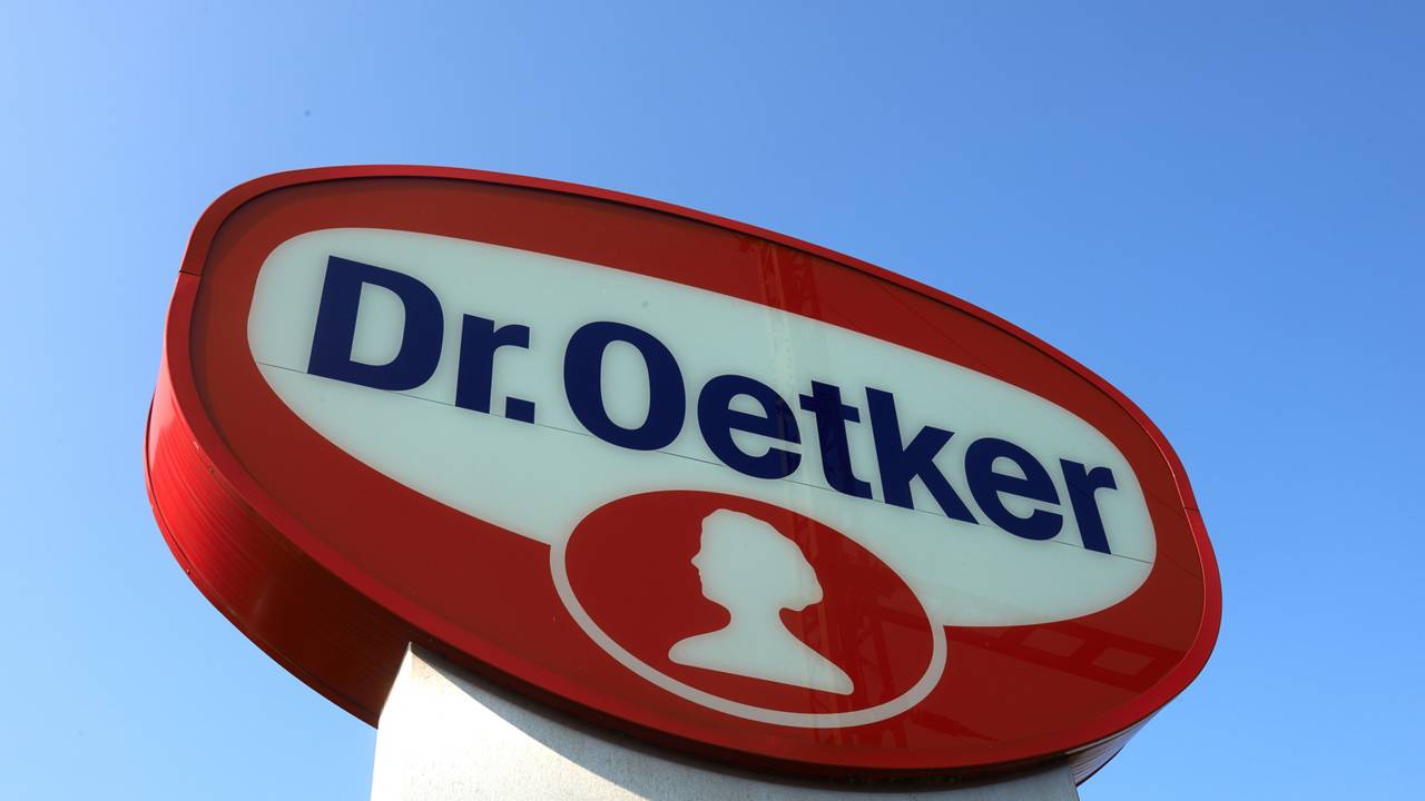 Das Logo von Dr. Oetker, aufgenommen in Bielefeld (Nordrhein-Westfalen), hier im April 2013.