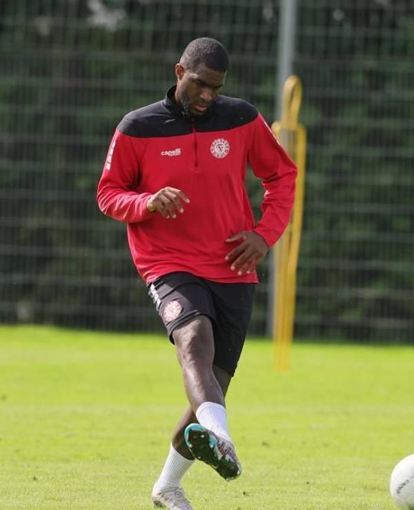 Anthony Modeste beim Training von Fortuna Köln am 09. August 2023