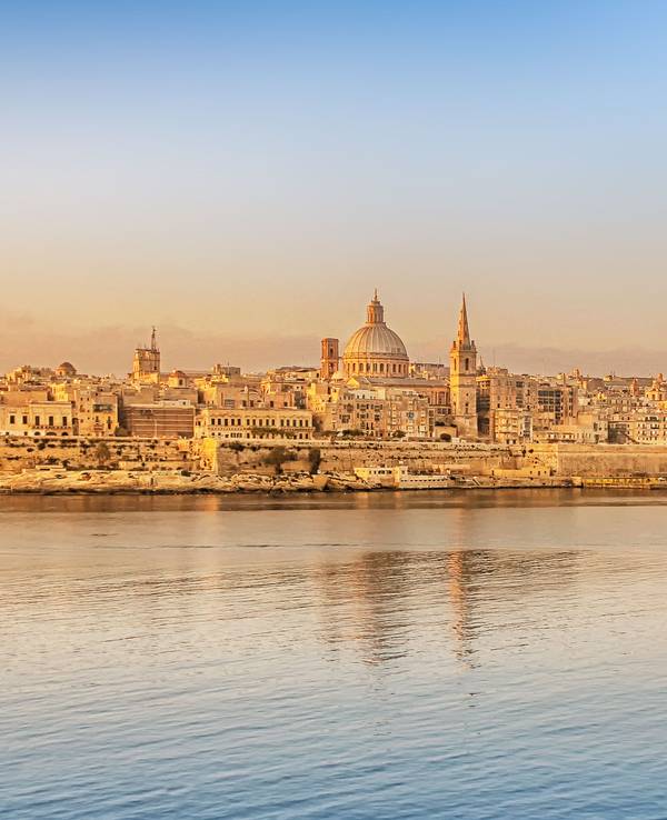 Skyline von Valletta auf Malta