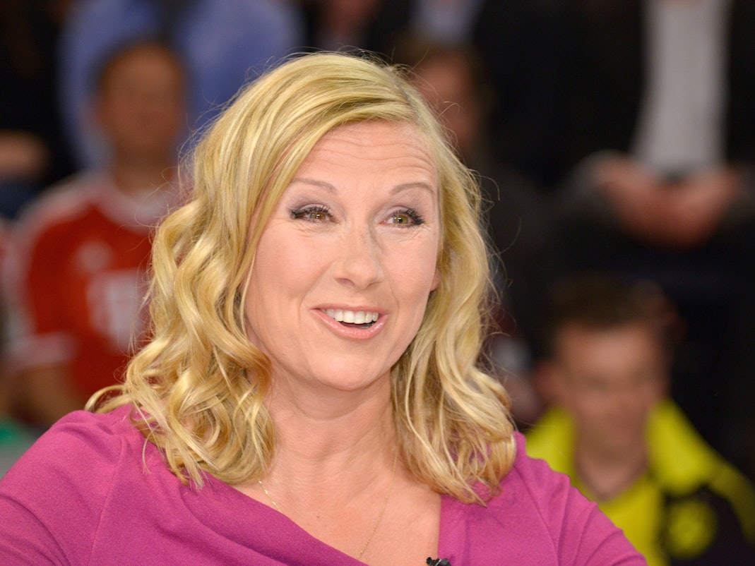 Moderatorin Andrea Kiewel in der ZDF-Talksendung «Maybrit Illner».