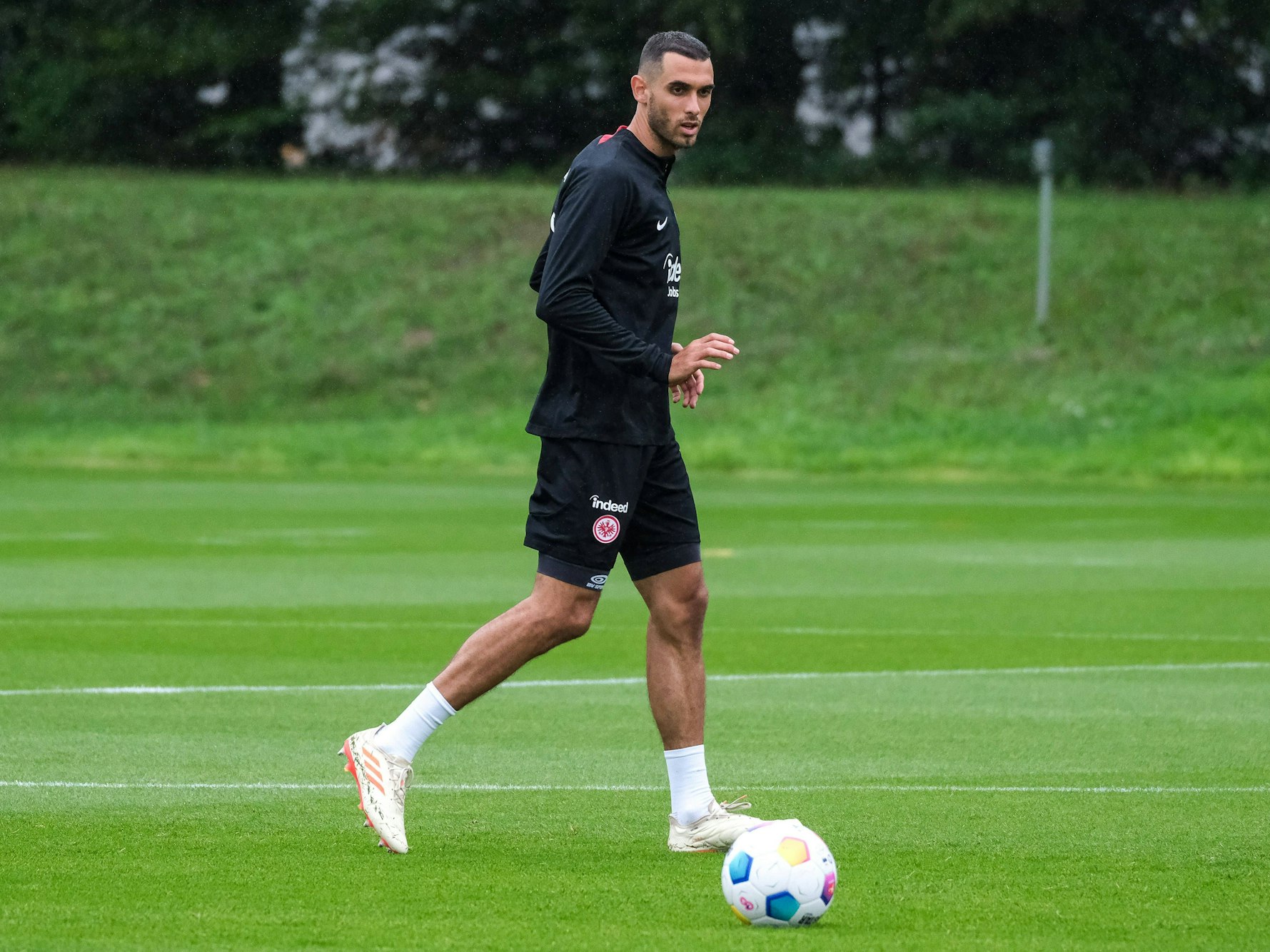 Ex-FC-Profi Ellyes Skhiri am 3. August 2023 im Training von Eintracht Frankfurt.