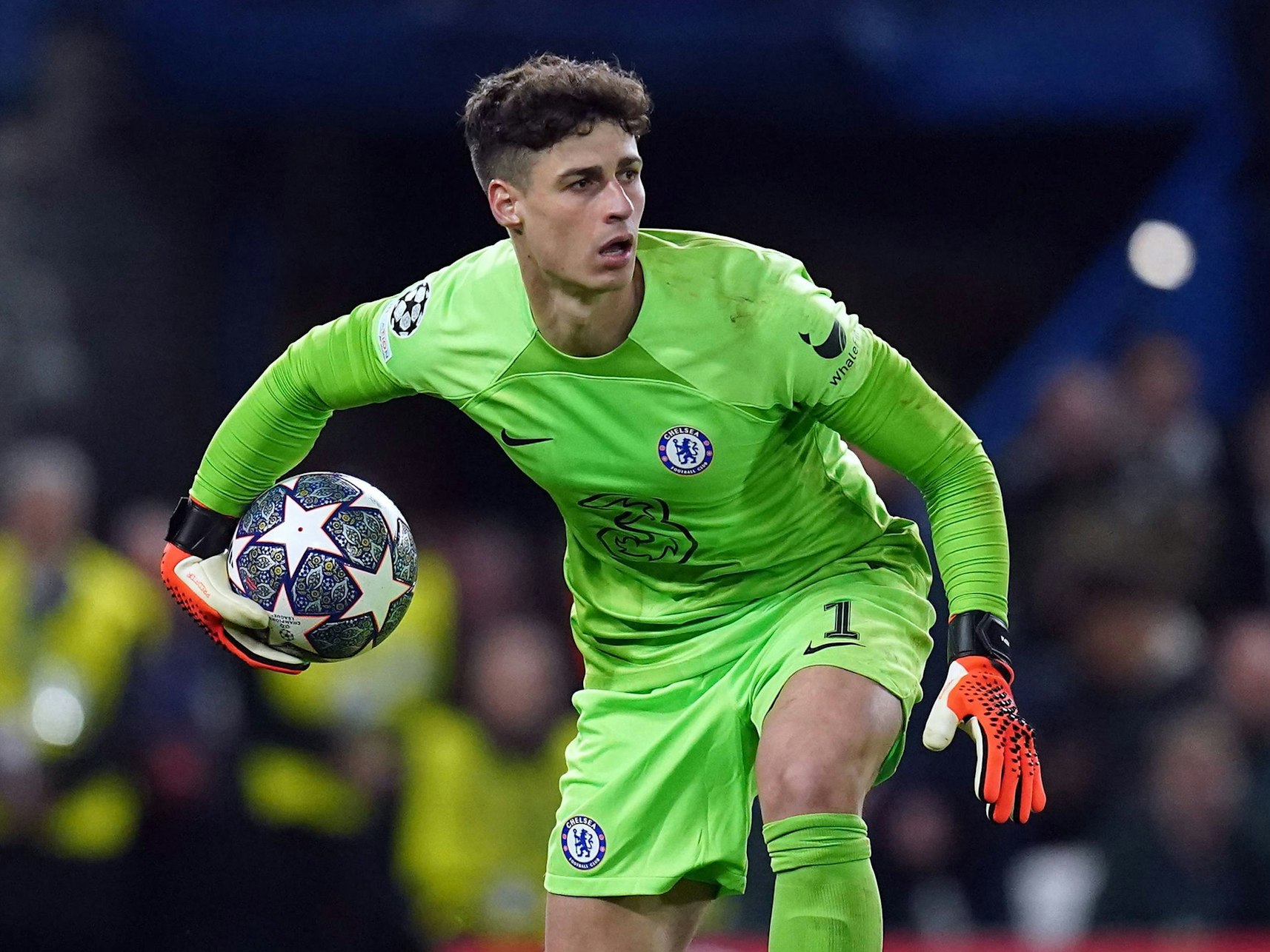 Chelsea-Torhüter Kepa Arrizabalaga in Aktion.