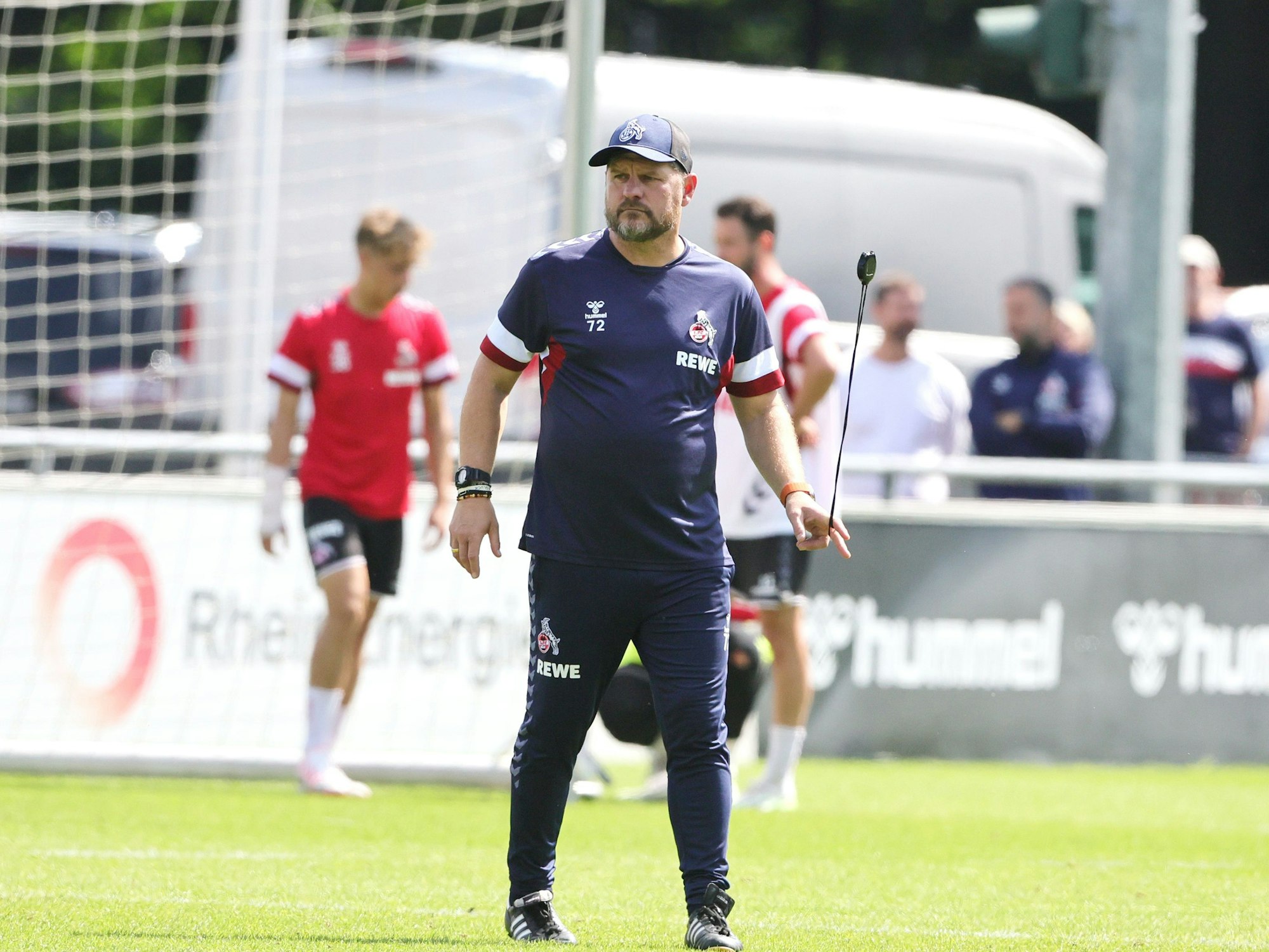 Steffen Baumgart im Training des 1. FC Köln.