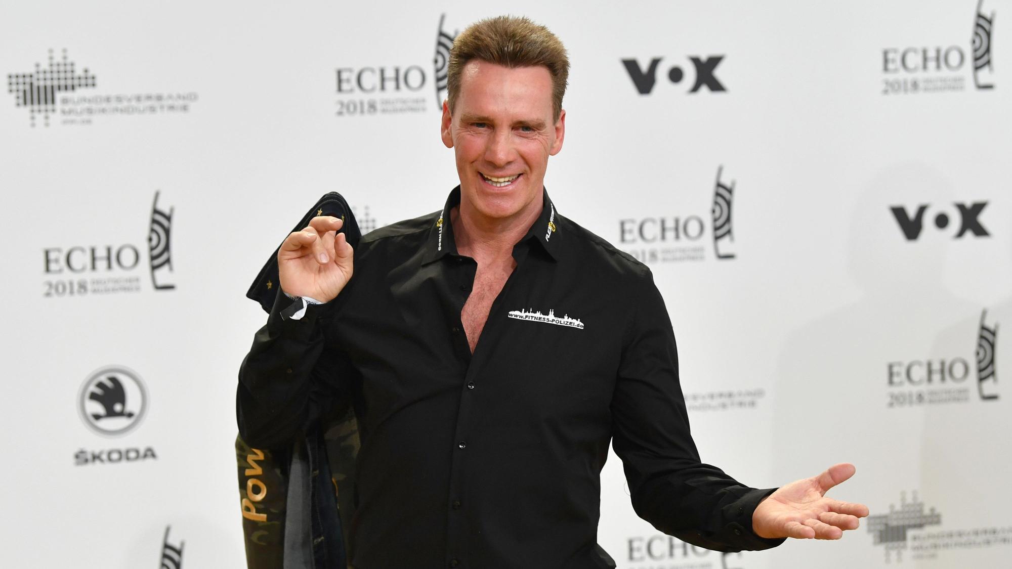 Der Sänger Jürgen Milski kommt zu der 27. Verleihung des Deutschen Musikpreises Echo.