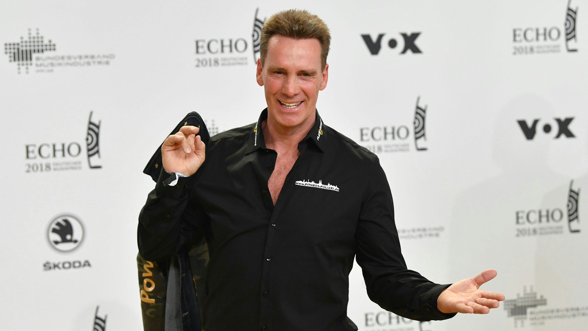 Der Sänger Jürgen Milski kommt zu der 27. Verleihung des Deutschen Musikpreises Echo.