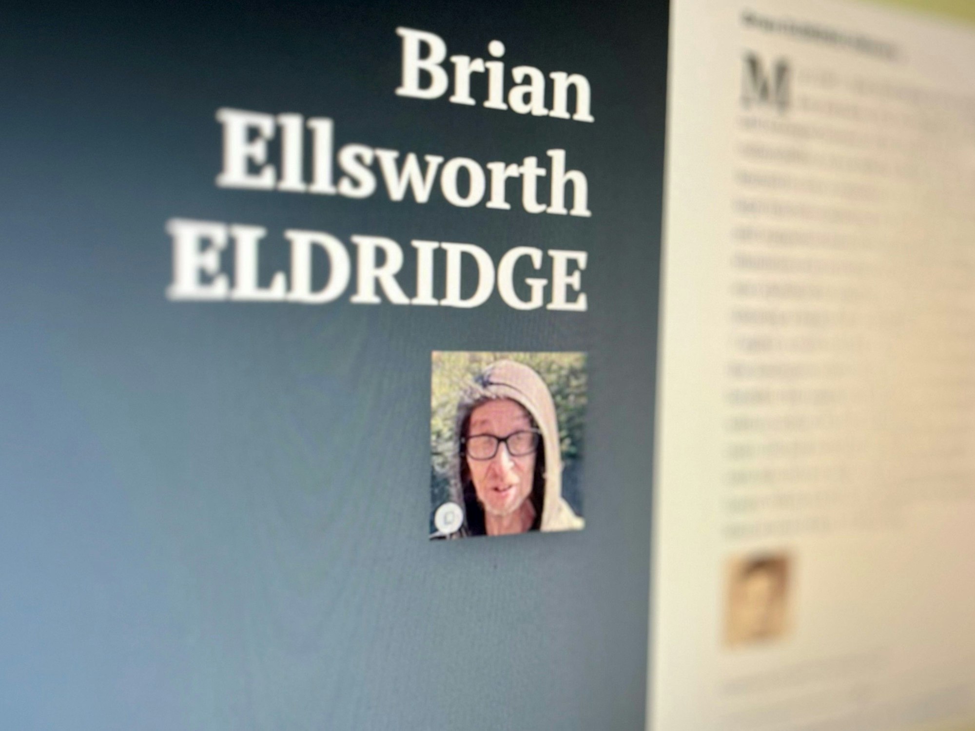 Nachruf von Brian Elldridge