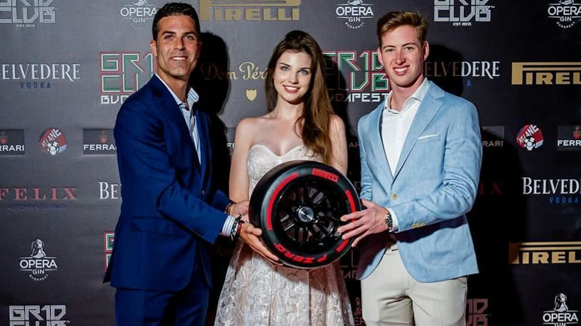 David Schumacher mit Freundin Vivien Keszthelyi bei der Formel 1 in Budapest