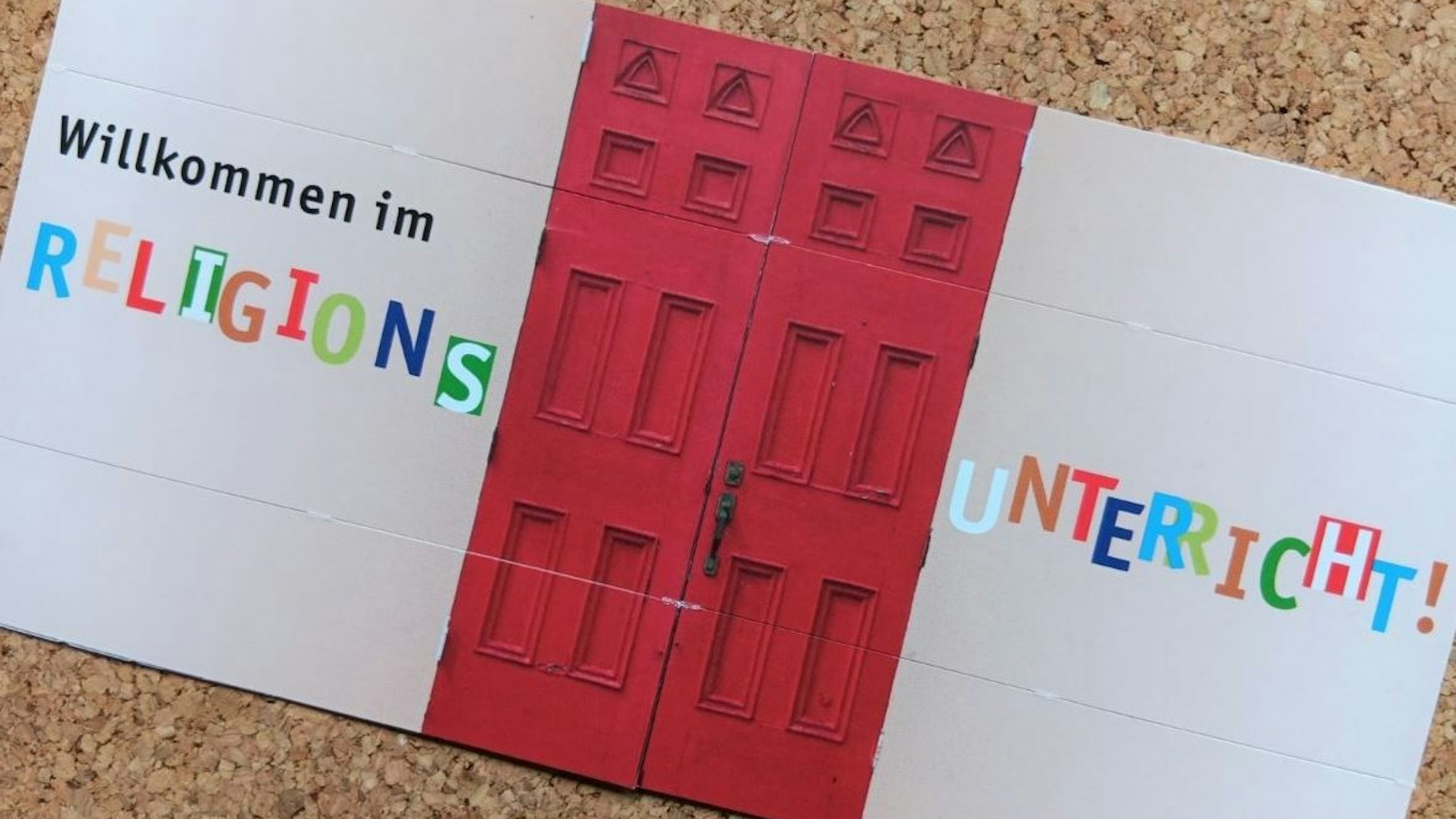 Eine Grußkarte von Kardinal Woelki an die Erstklässler und Erstklässlerinnen