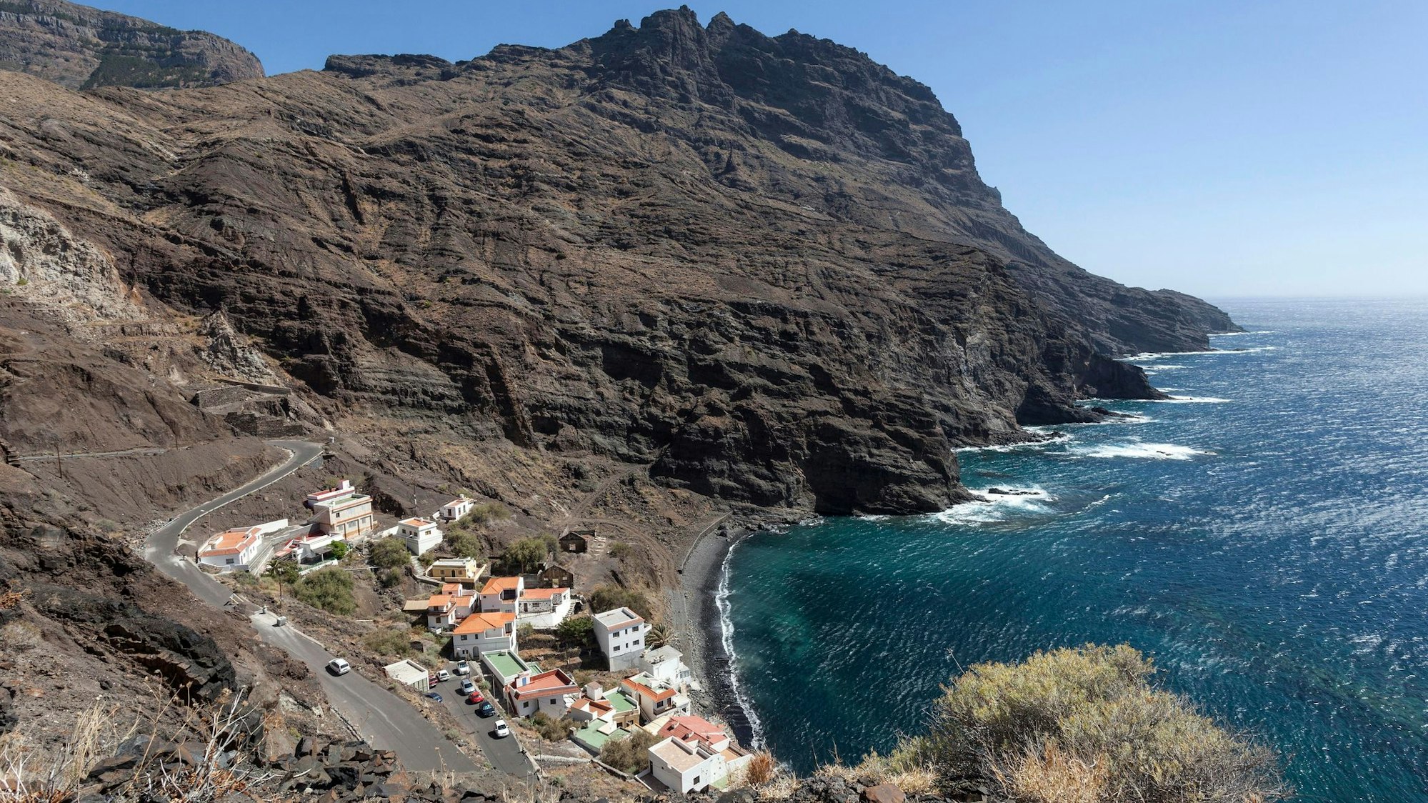 Auf dem Foto sieht man die Playa de la Caleta.