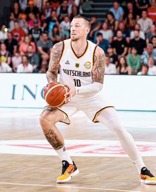 Daniel Theis beim Länderspiel zwischen Deutschland und Kanada.