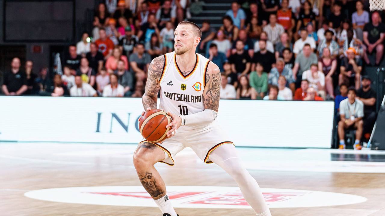 Daniel Theis beim Länderspiel zwischen Deutschland und Kanada.
