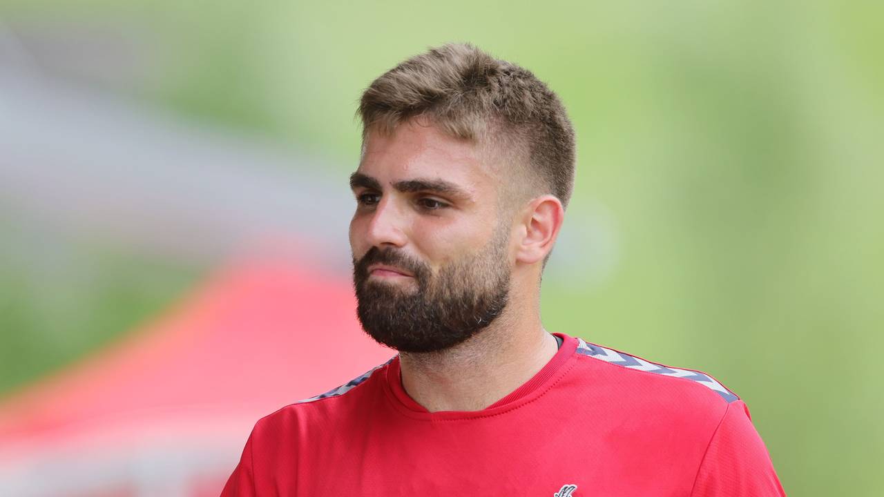 Nikola Soldo im FC-Trainingslager auf dem Platz.