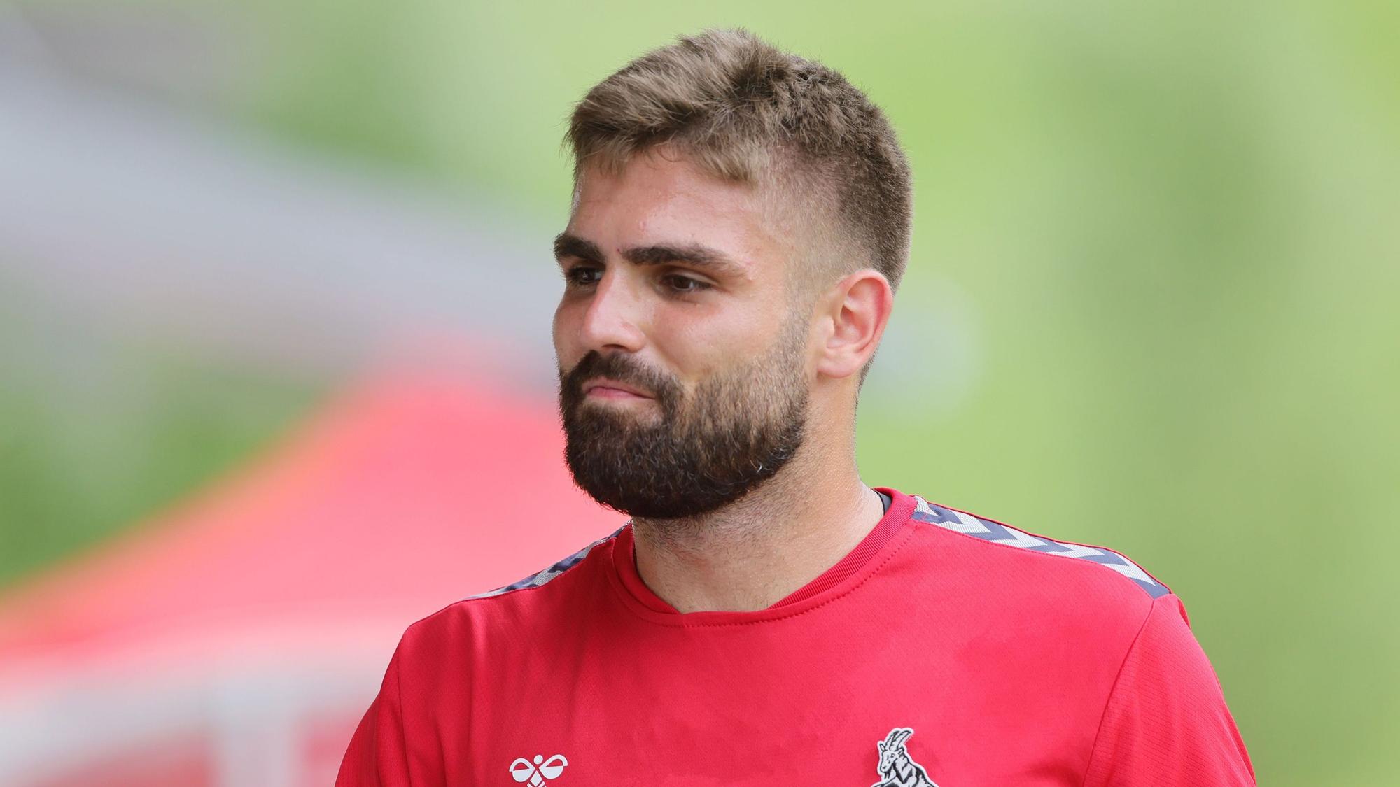 Nikola Soldo im FC-Trainingslager auf dem Platz.