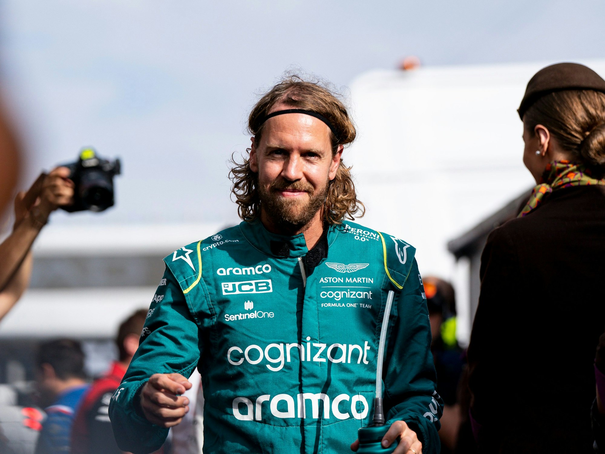 Sebastian Vettel aus Deutschland vom Team Aston Martin vor seinem letzten Rennen beim Großen Preis von Abu Dhabi.