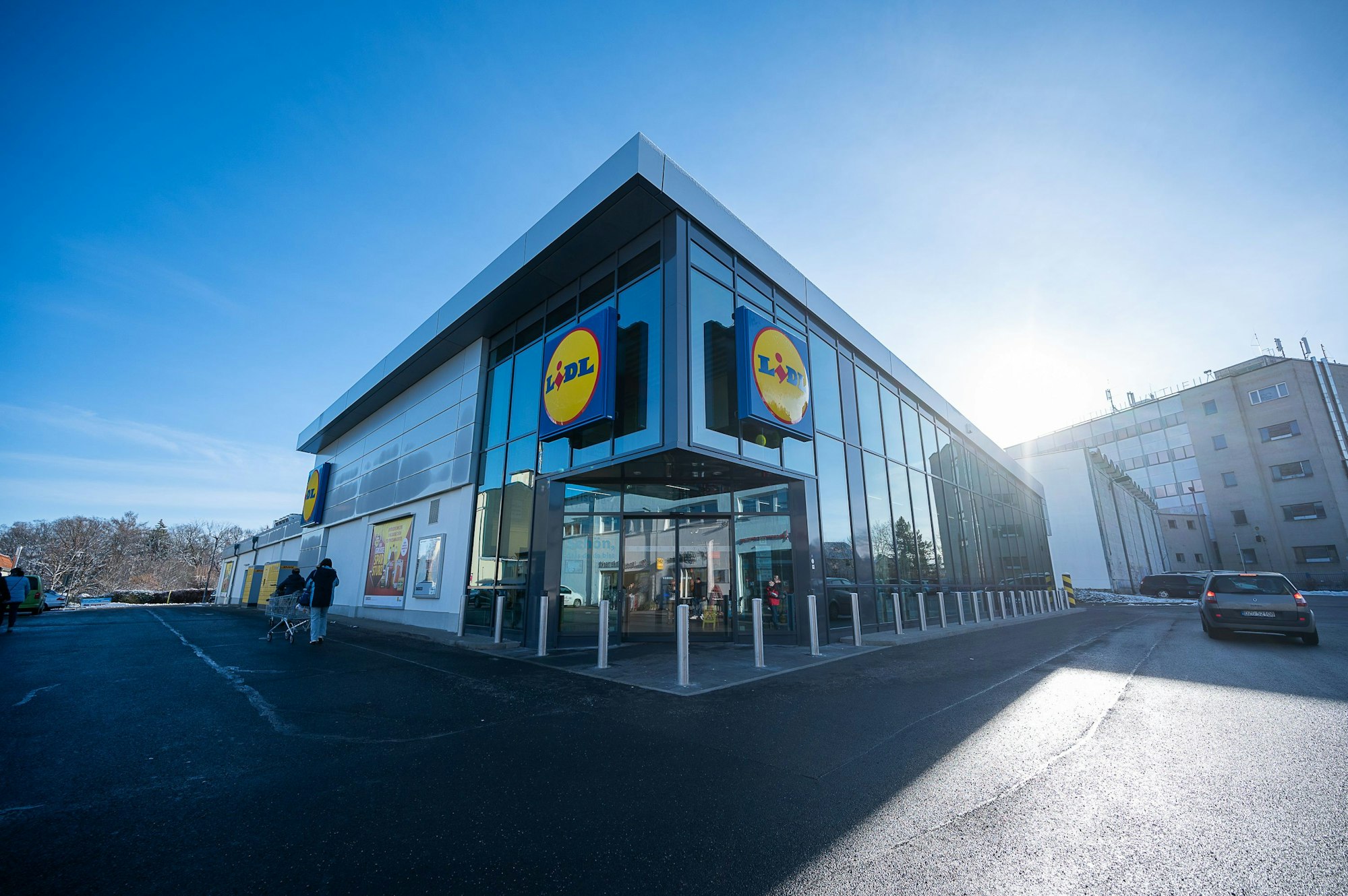 Nicht zufrieden: Eine Lidl-Kundin beschwerte sich im Netz über ein gekauftes Produkt. Das ging aber nsach hinten los. Eine Filiale des Discounters Lidl in der Reichenbacher Straße in Görlitz. +++ dpa-Bildfunk +++