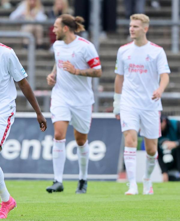 Justin Diehl beim Saisonauftakt in der Regionalliga West.