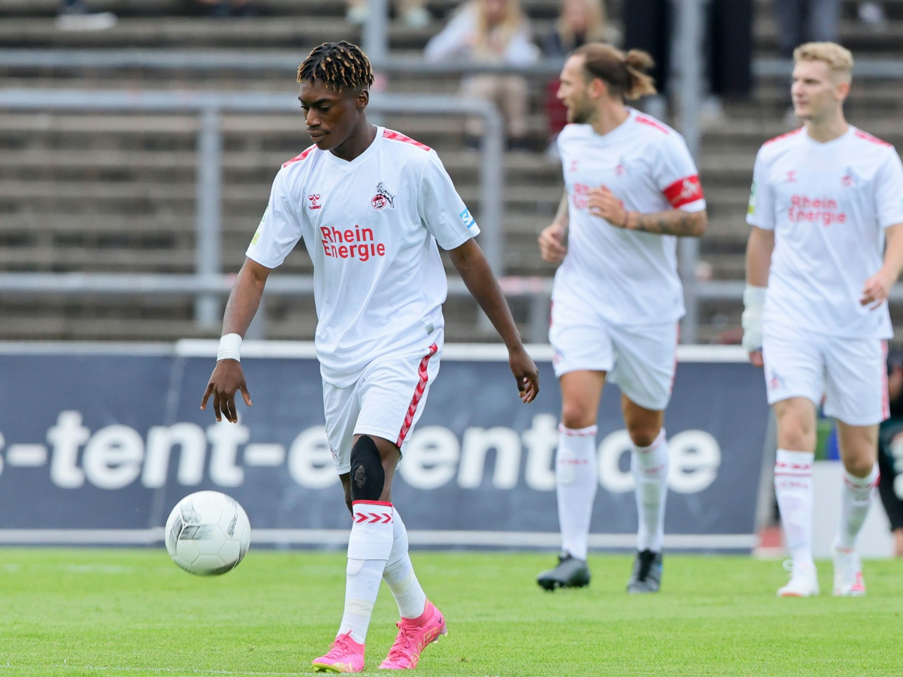 Justin Diehl beim Saisonauftakt in der Regionalliga West.