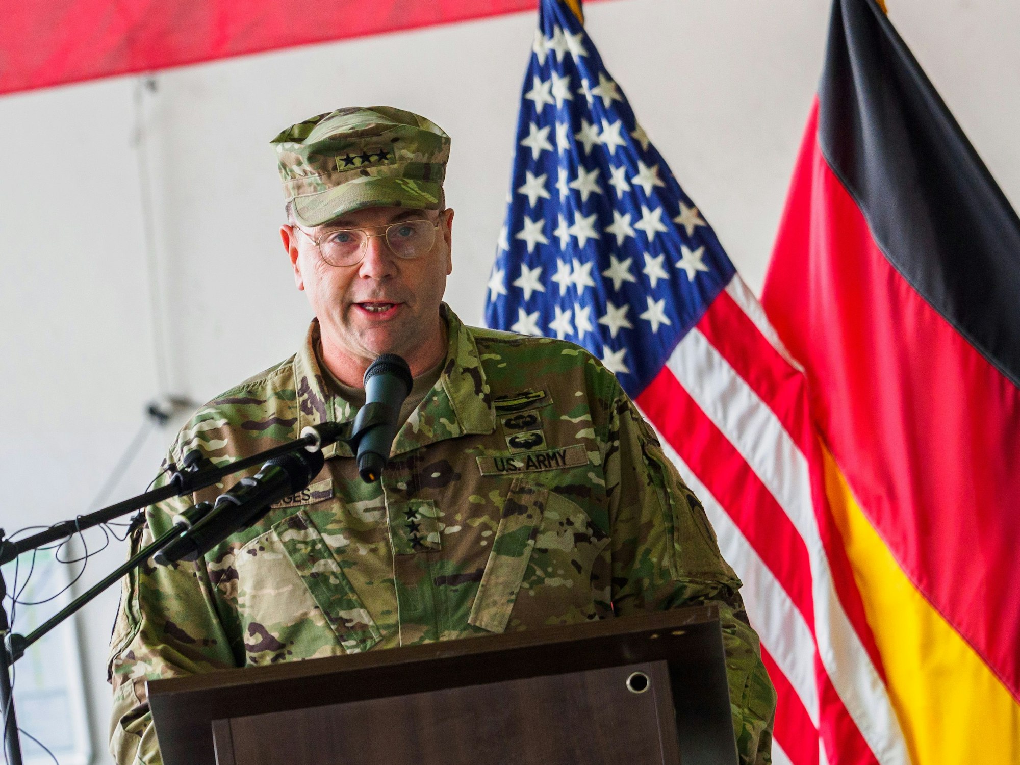 Der damalige kommandierende General der US Army in Europa, Generalleutnant Frederick Ben Hodges, im März 2017.