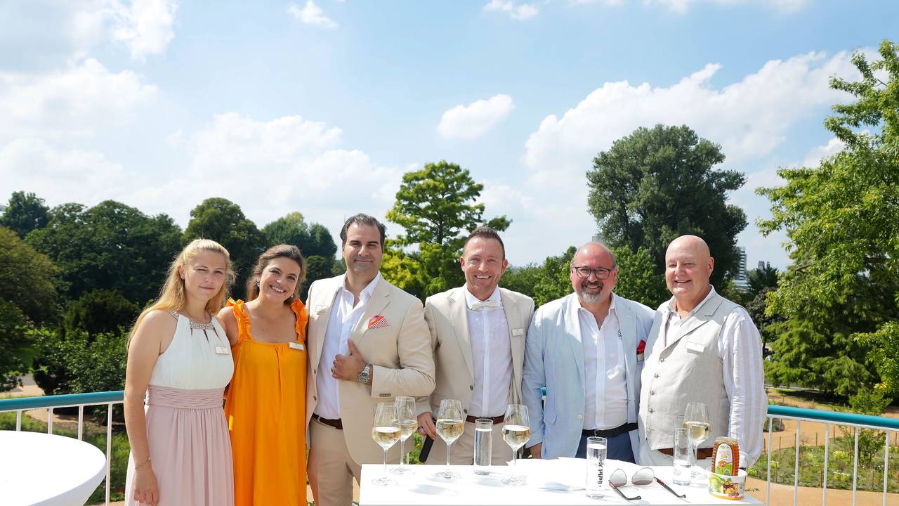 Unikat-Sommerfest im Parkcafé' im Rheinpark.