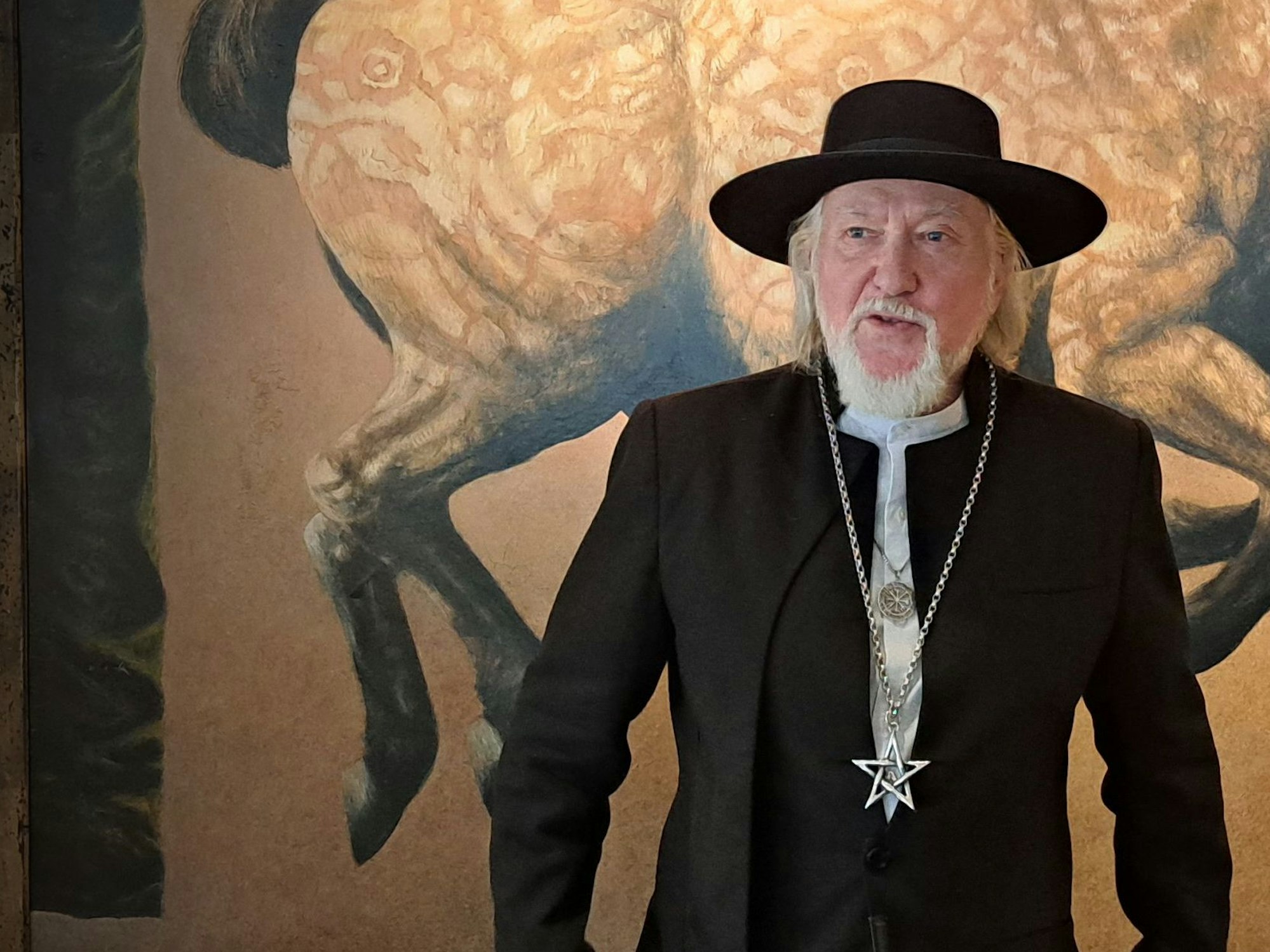 Joachim Witt beim Talk im Kölner Savoy-Hotel