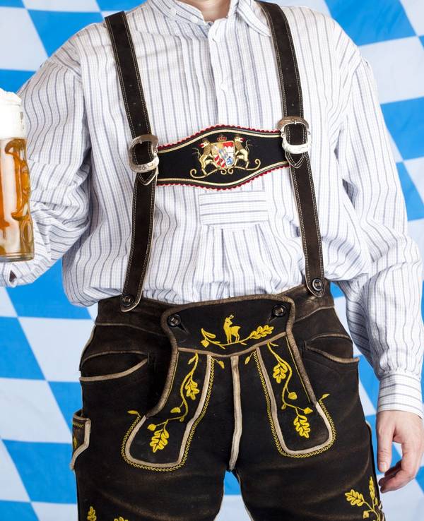 Mann mit Tracht