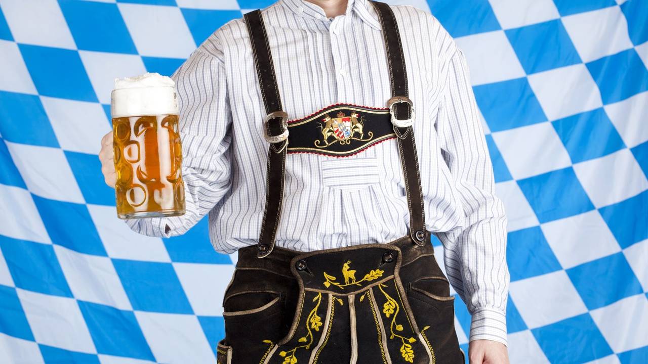 Mann mit Tracht