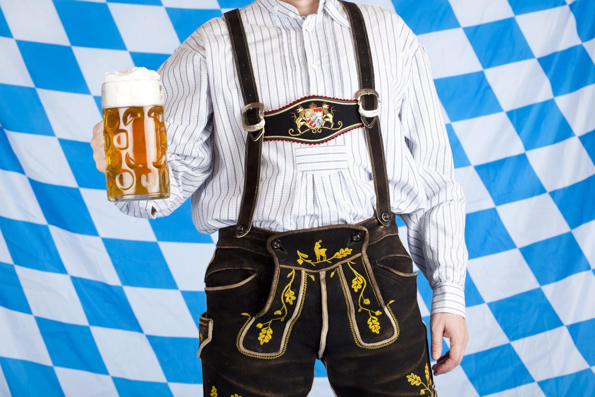 Mann mit Tracht