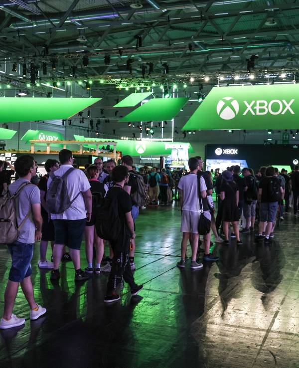Der Xbox-Stand auf der Gamescom 2023.