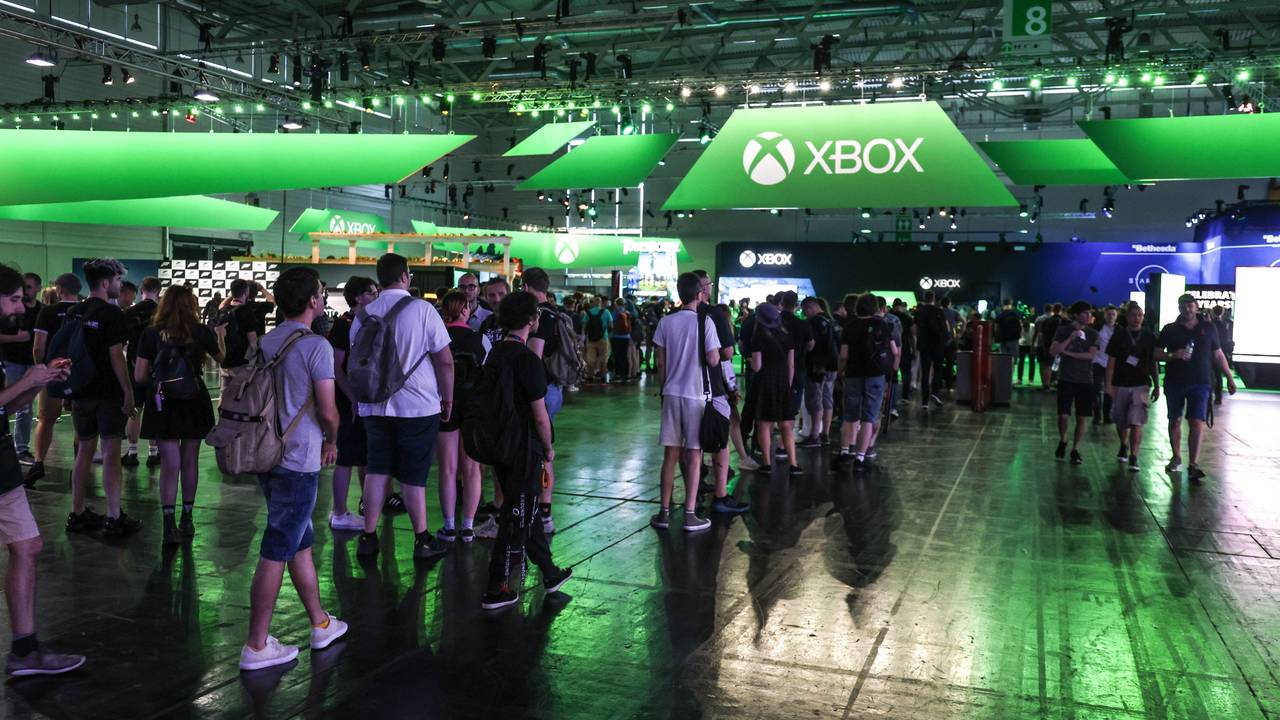 Der Xbox-Stand auf der Gamescom 2023.