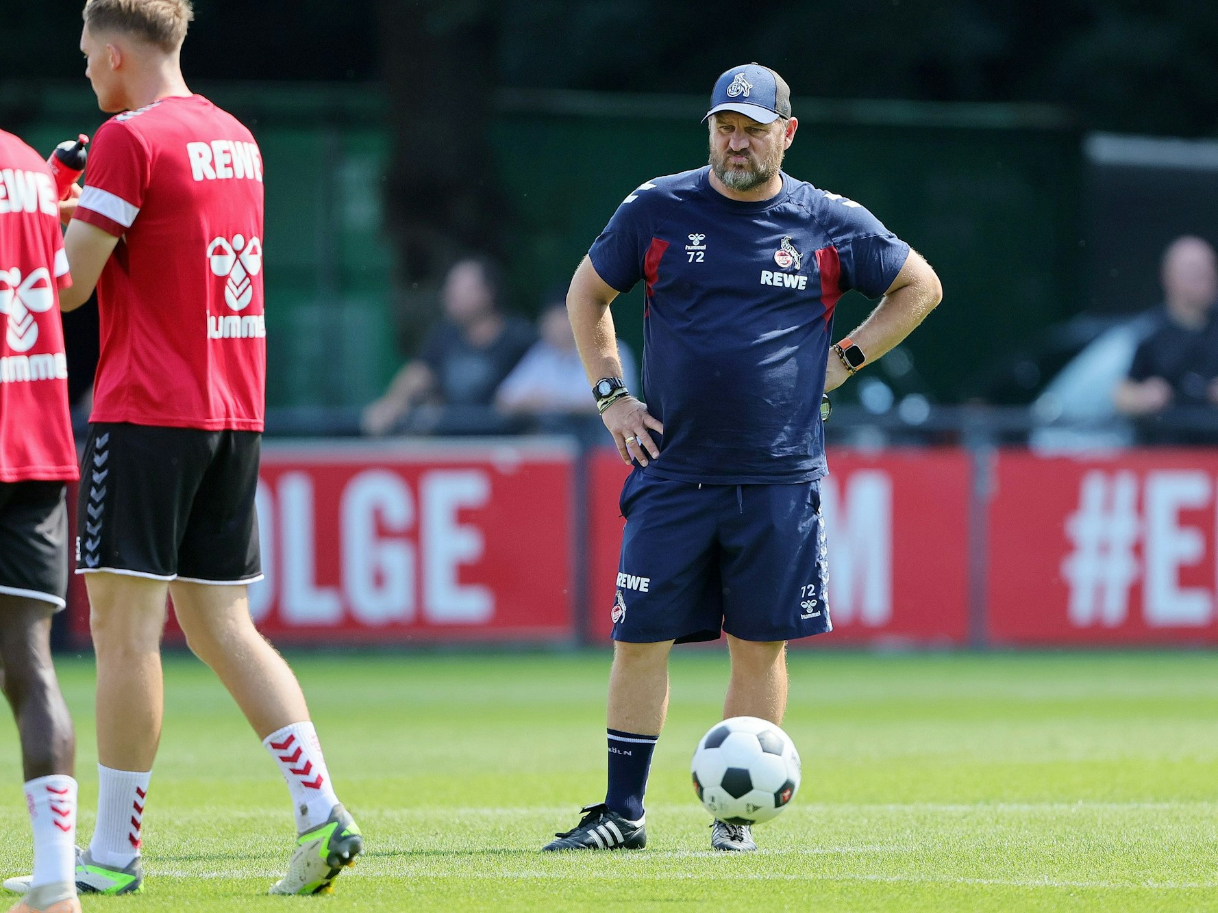 Steffen Baumgart im Training des 1. FC Köln.