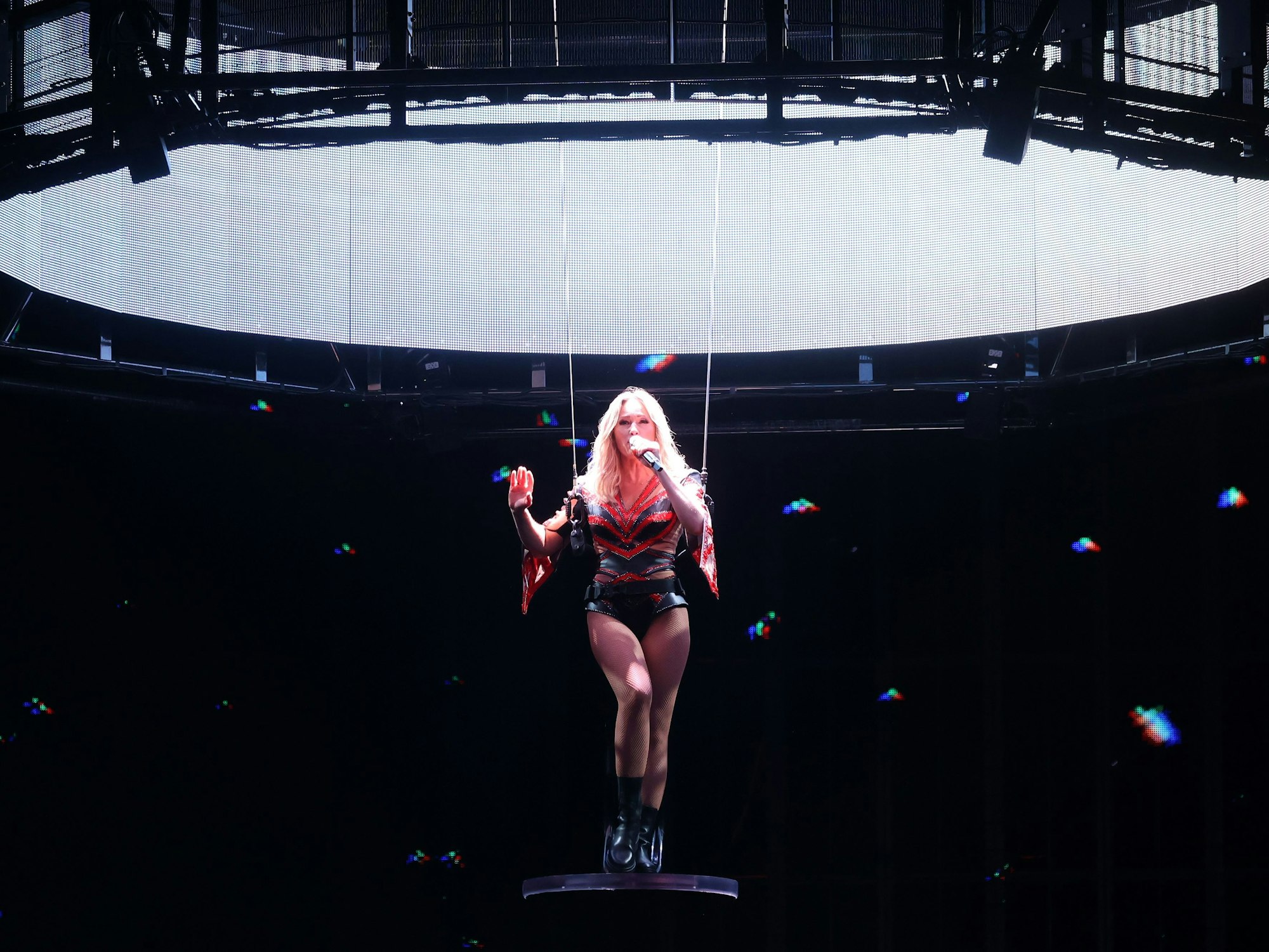 Helene Fischer gibt das erste von sieben Konzerten in der Lanxess-Arena („Rausch live“).