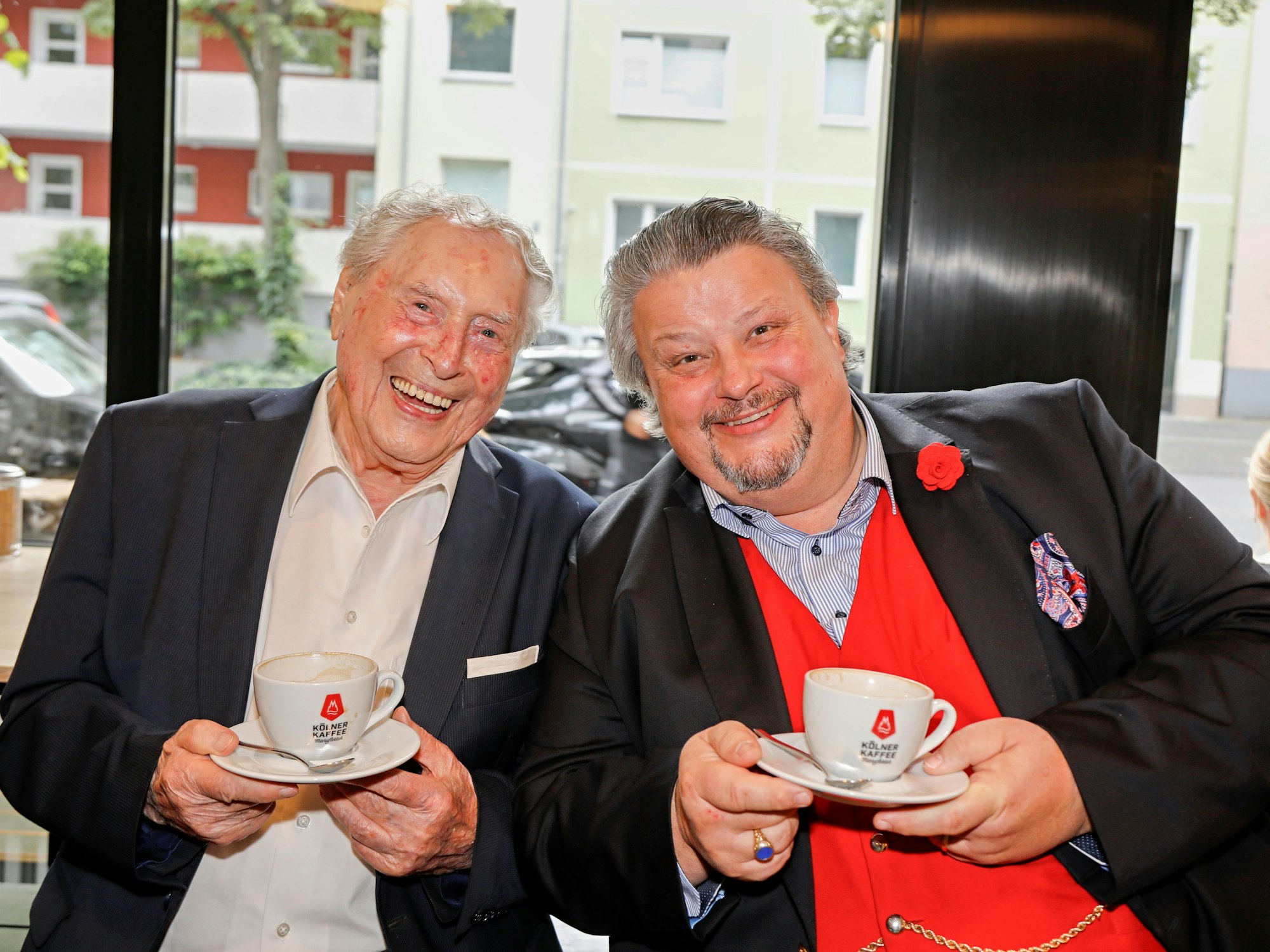 Ludwig Sebus zusammen mit Thomas Cüpper.