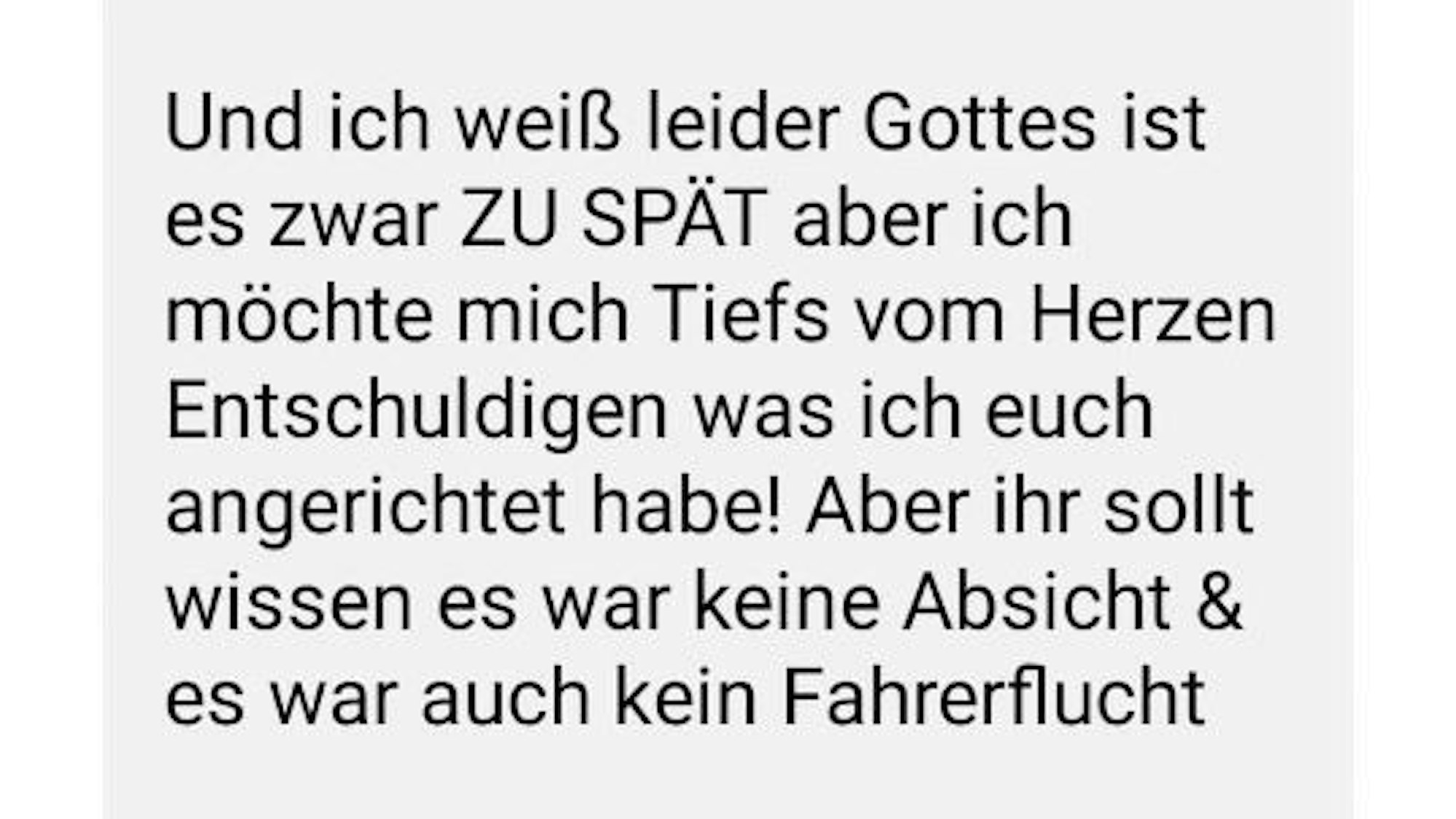 Textnachricht von Facebook