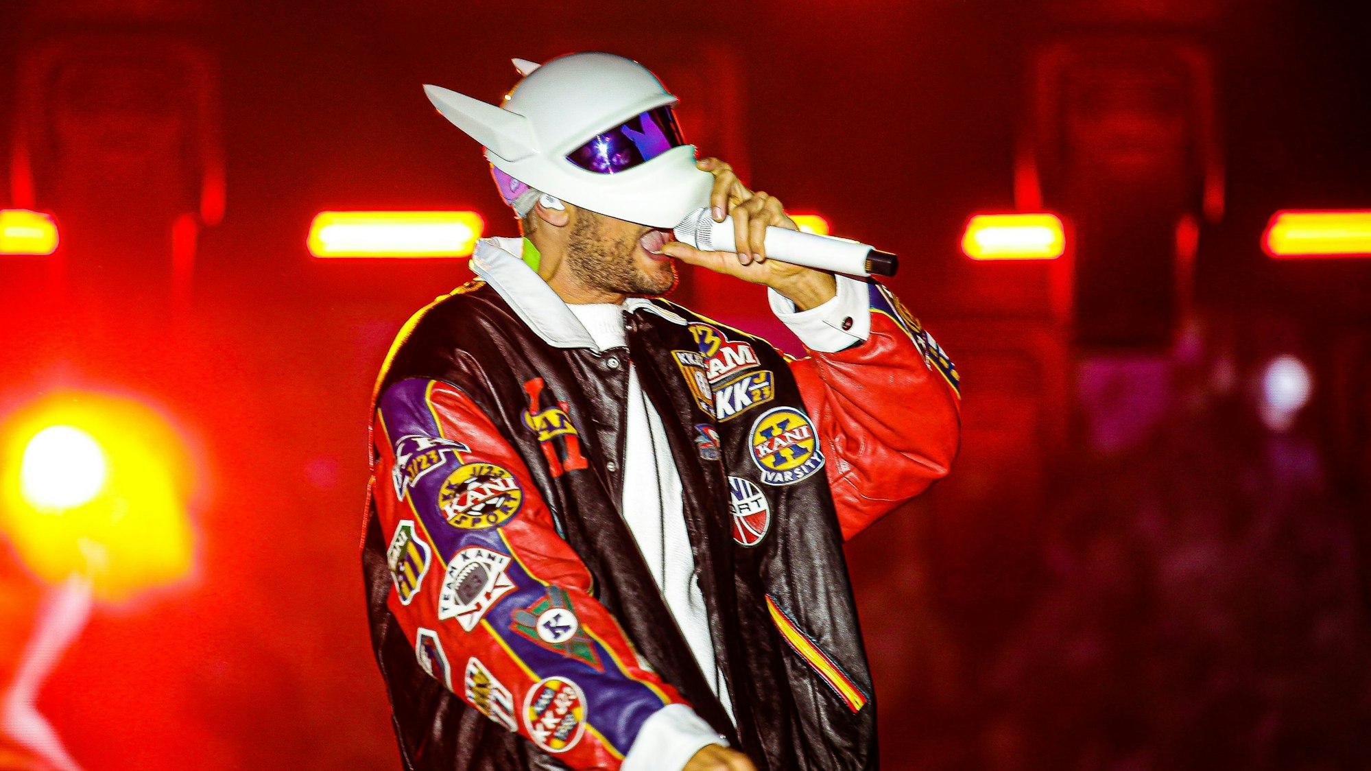 Konzert von Cro im Kölner Tanzbrunnen.