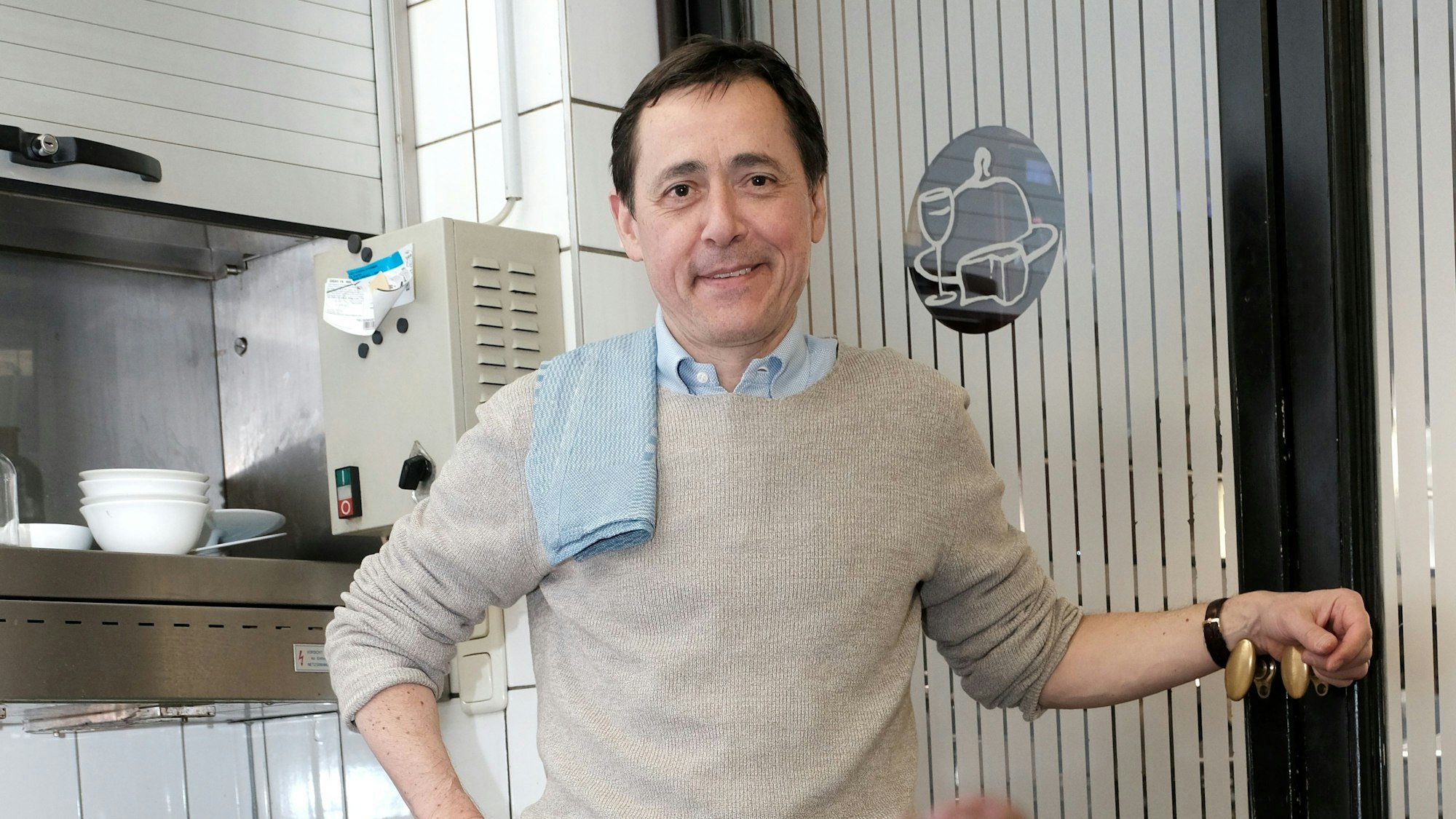 Vincent Moissonnier in seinem Restaurant. Im Sommer schloss das „Le Moissonnier“