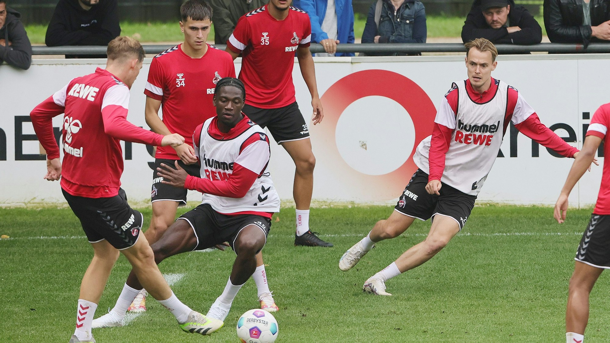 Die FC-Profis im Training.