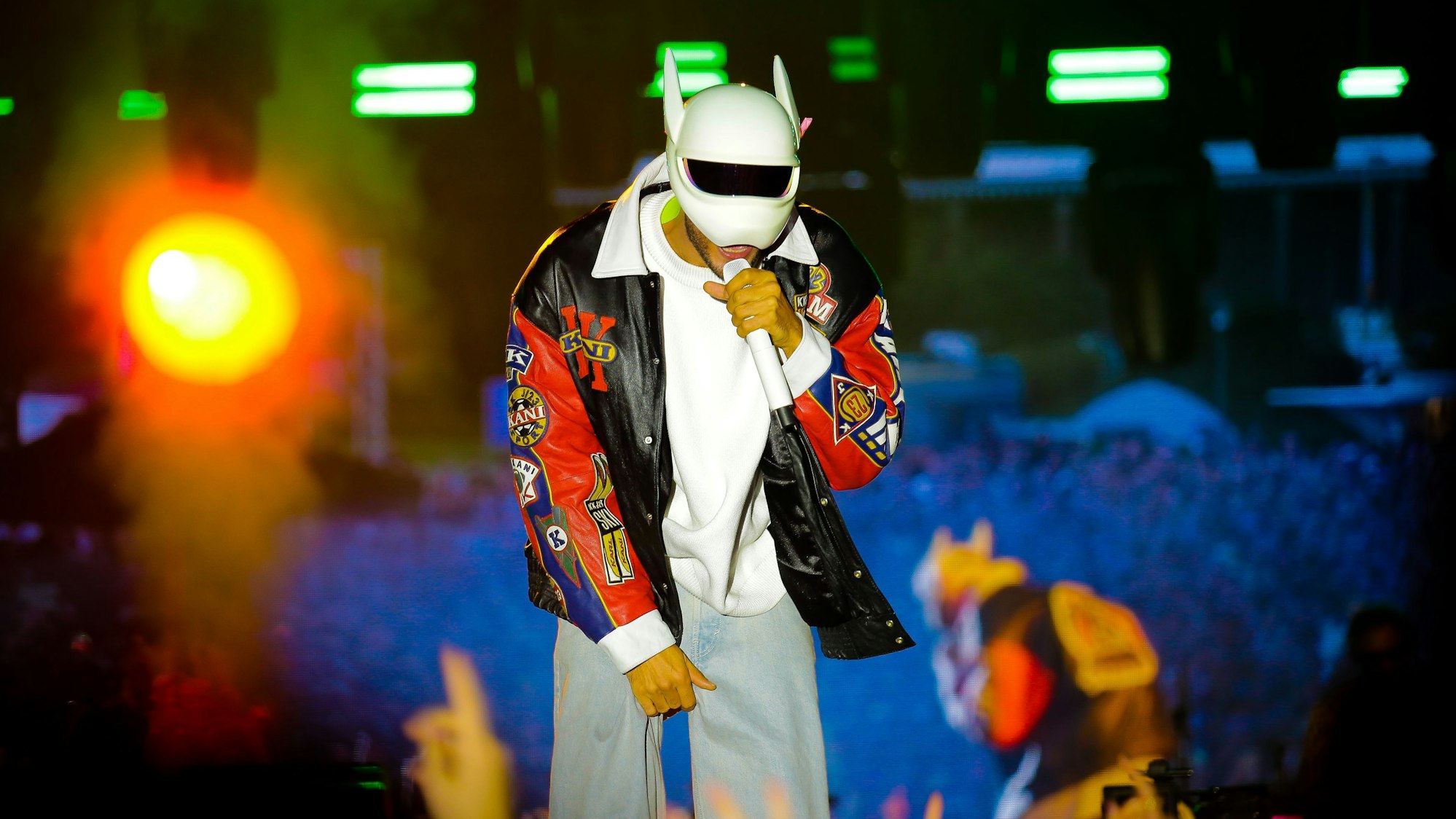 Konzert von Cro im Kölner Tanzbrunnen.