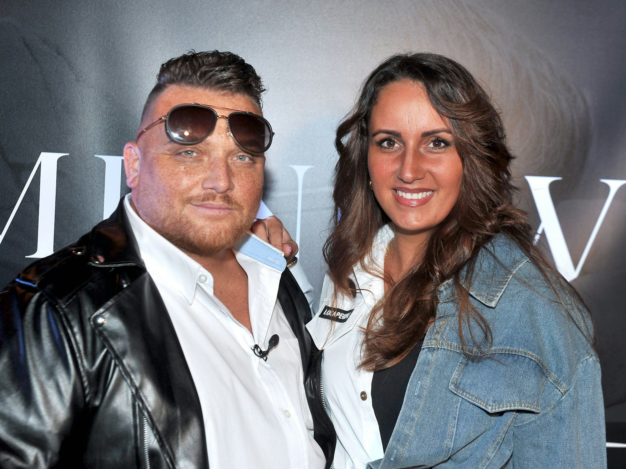 Menowin Fröhlich mit seiner Partnerin Senay