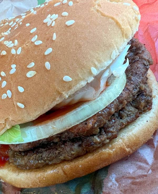 Ein Whopper von Burger King.