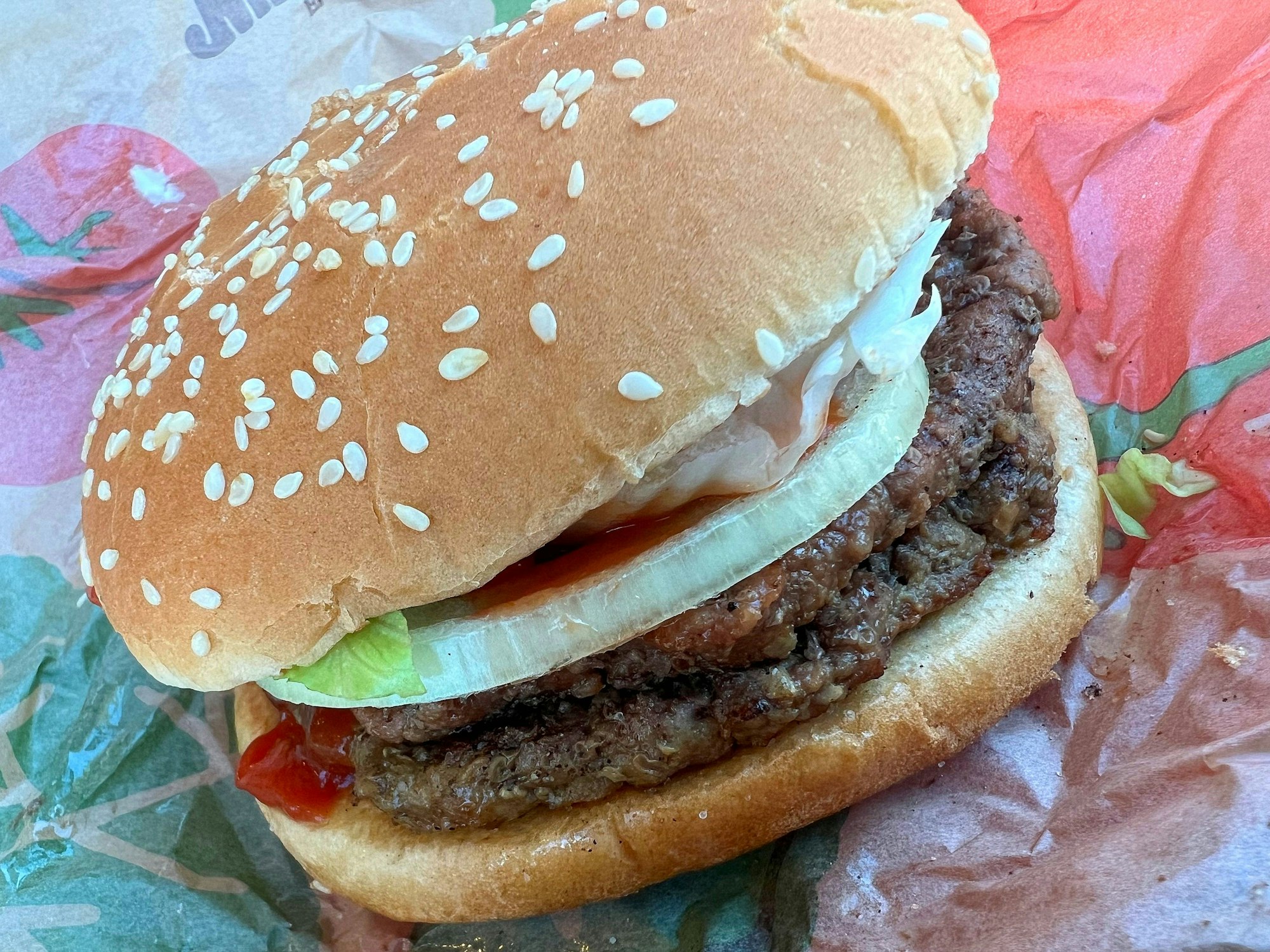 Ein Whopper von Burger King.