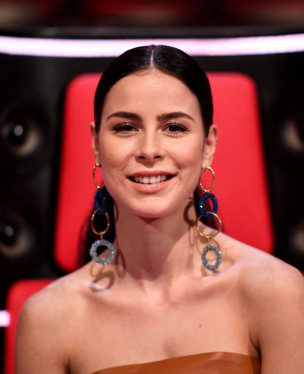Lena Meyer-Landrut, Sängerin, am Rande der Sendung „The Voice Kids“ - 8. Staffel.