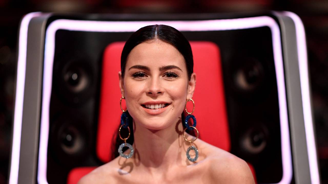 Lena Meyer-Landrut, Sängerin, am Rande der Sendung „The Voice Kids“ - 8. Staffel.