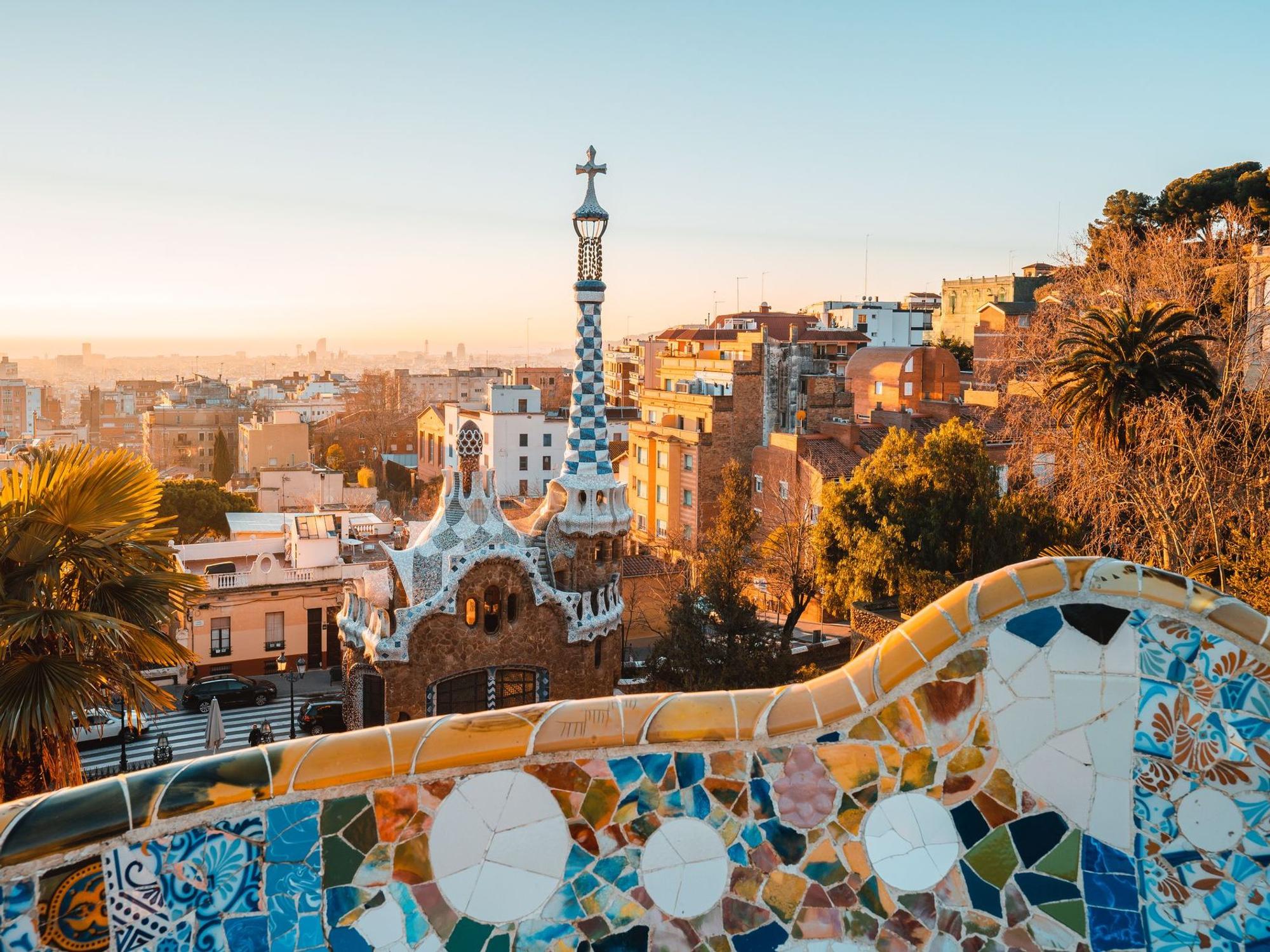 Blick auf Barcelona.