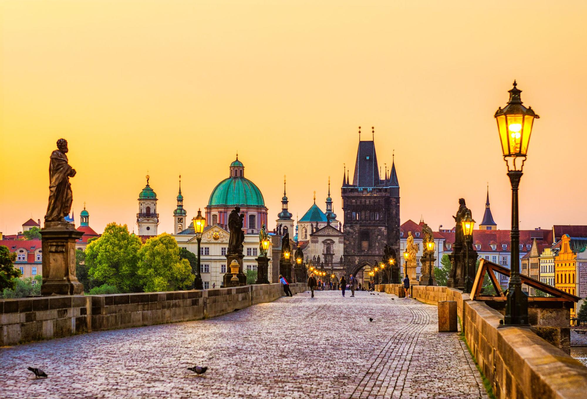 Blick auf Prag, Tschechien.