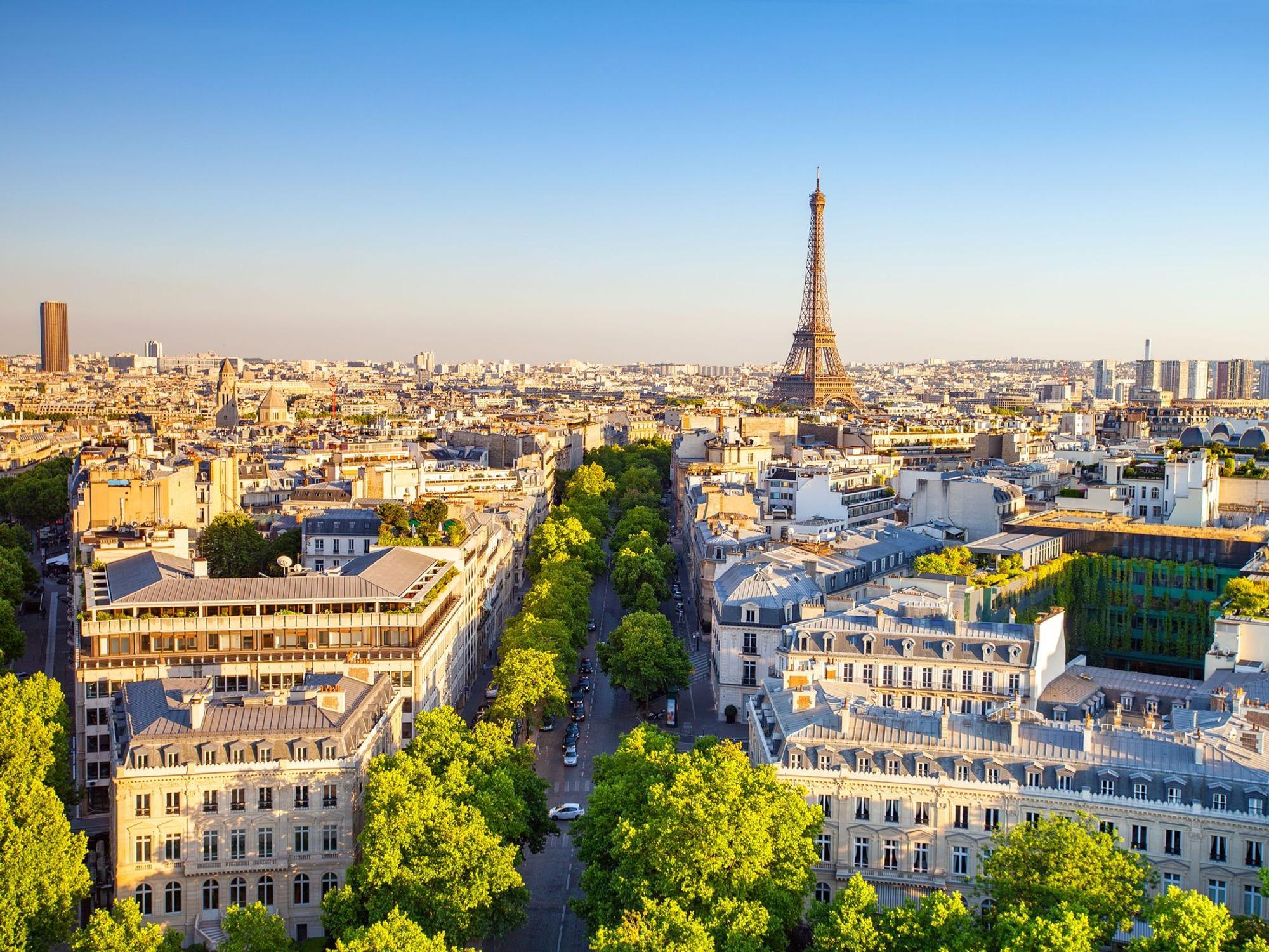 Blick über Paris.
