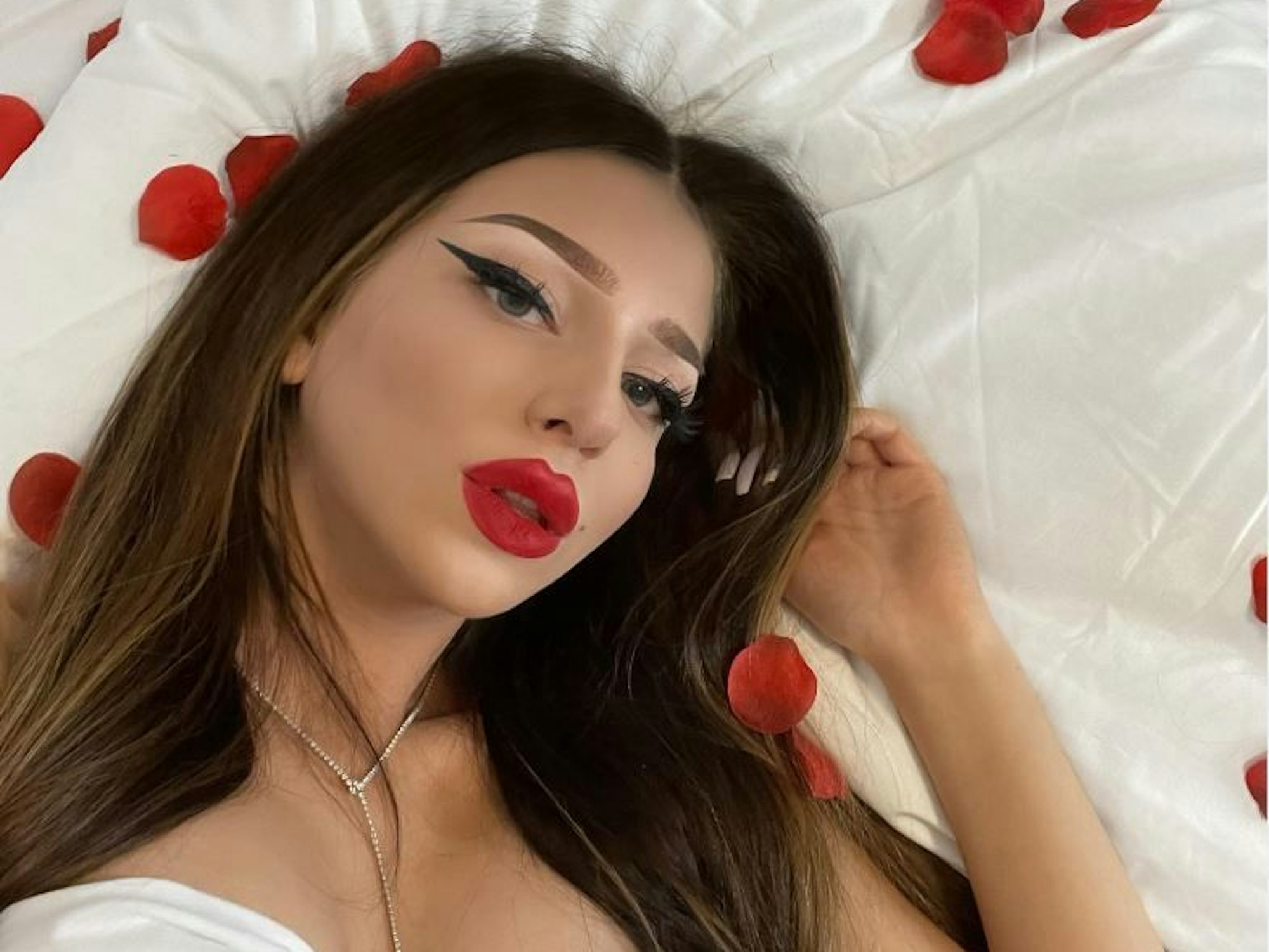 Das Selfie zeigt die ehemalige "Love Island"-Kandidatin Jessica Delion.