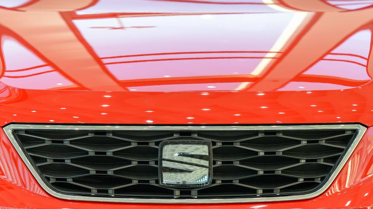 Das Logo der Automarke Seat.